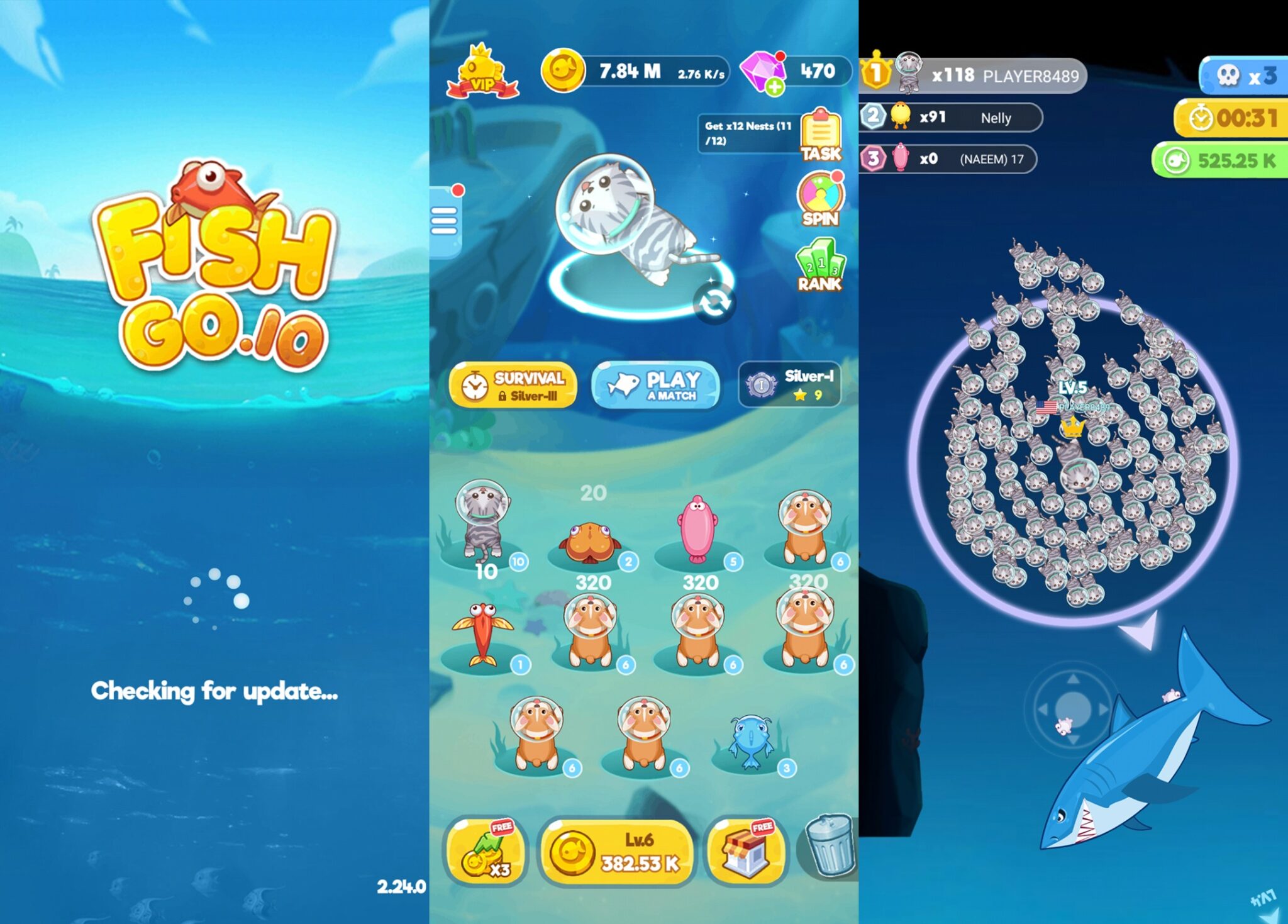 Fish Go io Hileleri APK ve İOS 2023 Siber Star Oyun ve Teknoloji