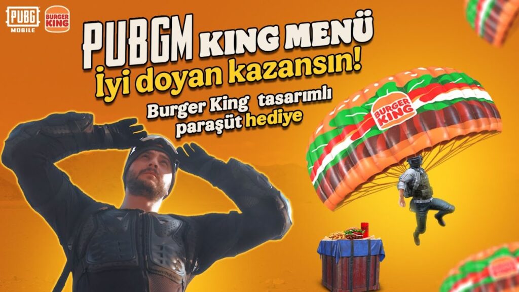 Burger King PUBG Mobile King Menü Kaç TL? UC Kodu Kazan